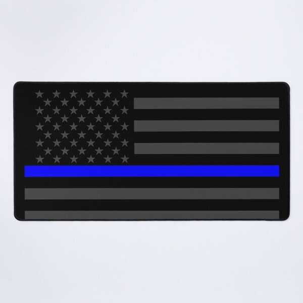 Thin Blue Line American Flag Patch