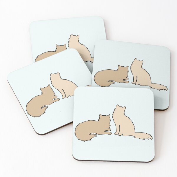Item preview, Eve & Jacob Looking At You (Two Beige Cats) designed and sold by andmarstan.