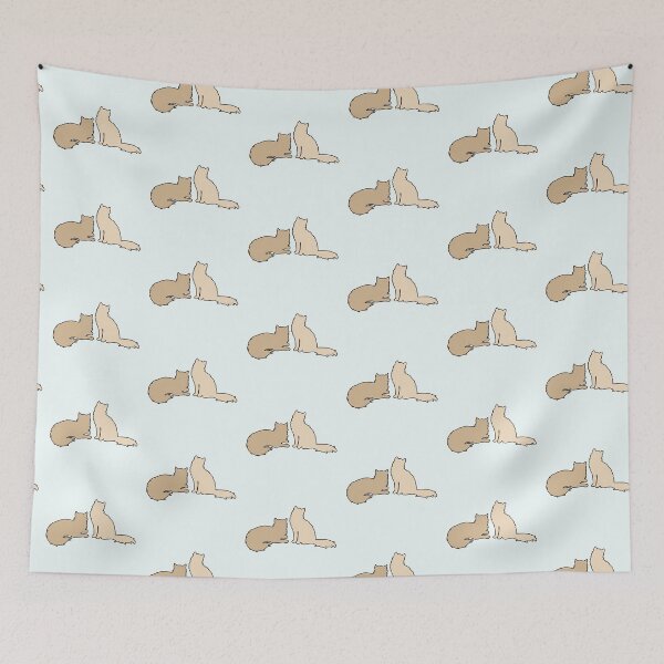 Item preview, Eve & Jacob Looking At You (Two Beige Cats) designed and sold by andmarstan.