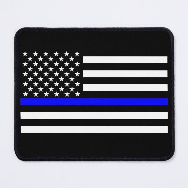Item preview, The Symbolic Thin Blue Line on US Flag designed and sold by Garaga.