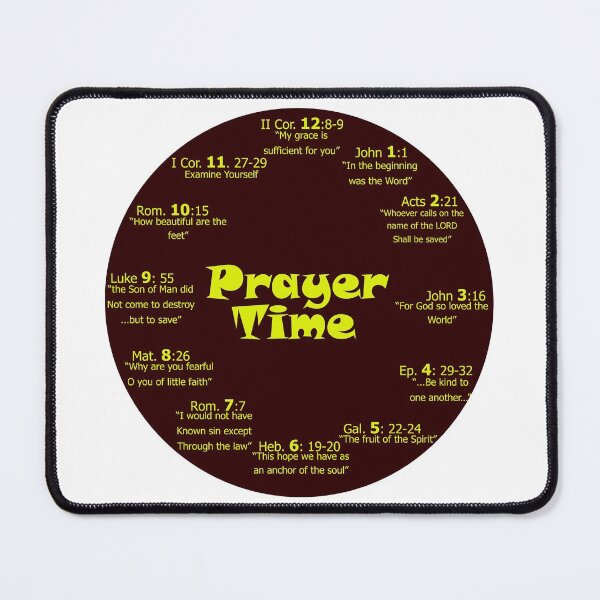 Item preview, Prayer Time Clock Burgundy designed and sold by toddbrooney.