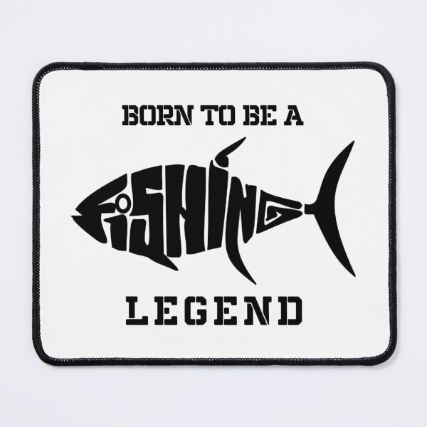 Item preview, Born to be a fishing legend designed and sold by attracdionz.