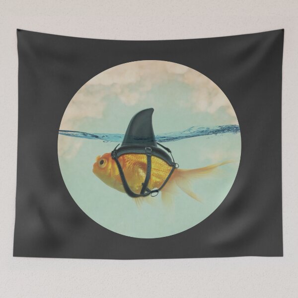 Item preview, Goldfish with a Shark Fin designed and sold by Vin  Zzep.
