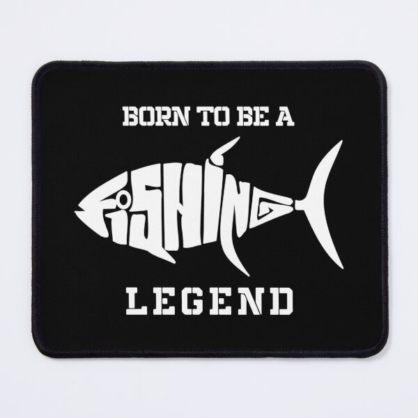 Item preview, Born to be a fishing legend designed and sold by attracdionz.