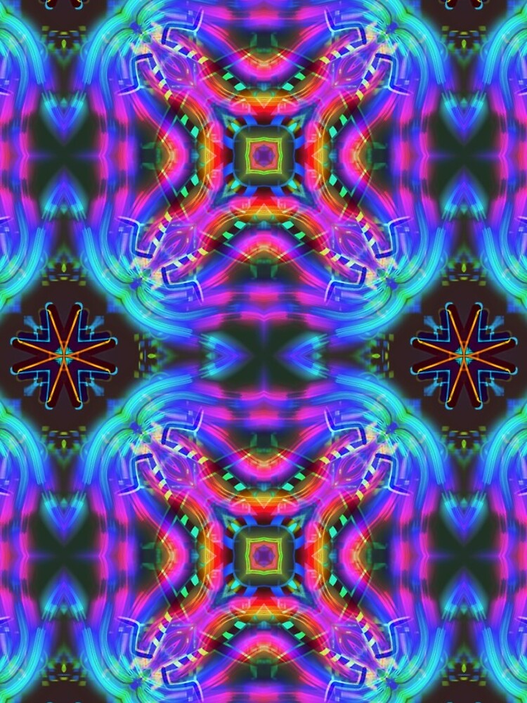 Thumbnail 4 of 4, iPhone Case, Neon Design Pattern 03 designed and sold by LuffikDesigns.