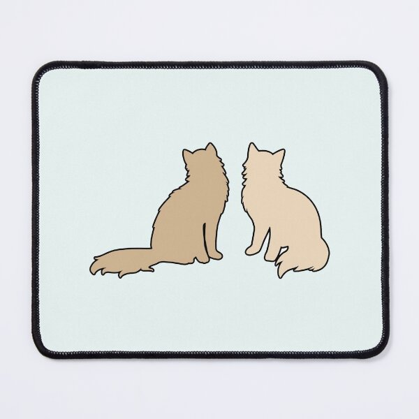Item preview, Eve & Jacob Twinning (Two Beige Cats) designed and sold by andmarstan.