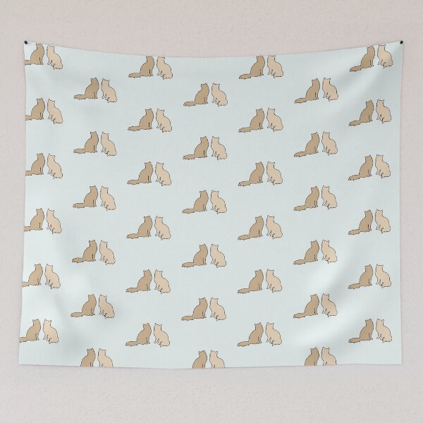 Item preview, Eve & Jacob Twinning (Two Beige Cats) designed and sold by andmarstan.