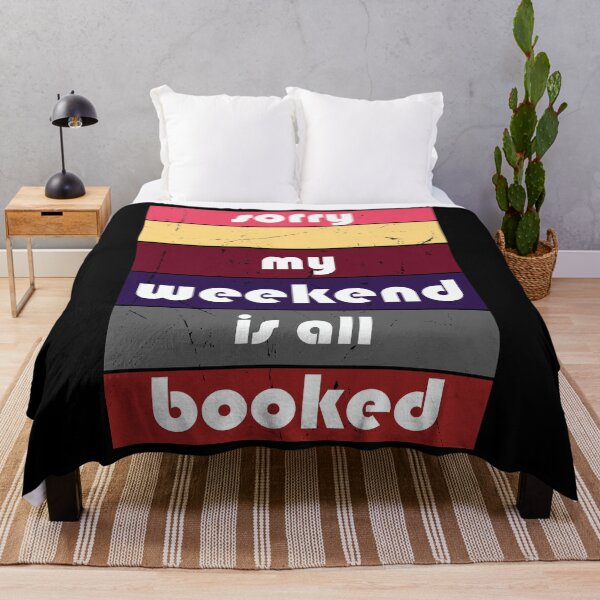 Item preview, Funny Sorry My Weekend Is All Booked - Funny Book Lover - Booked Vintage  designed and sold by FELTA.