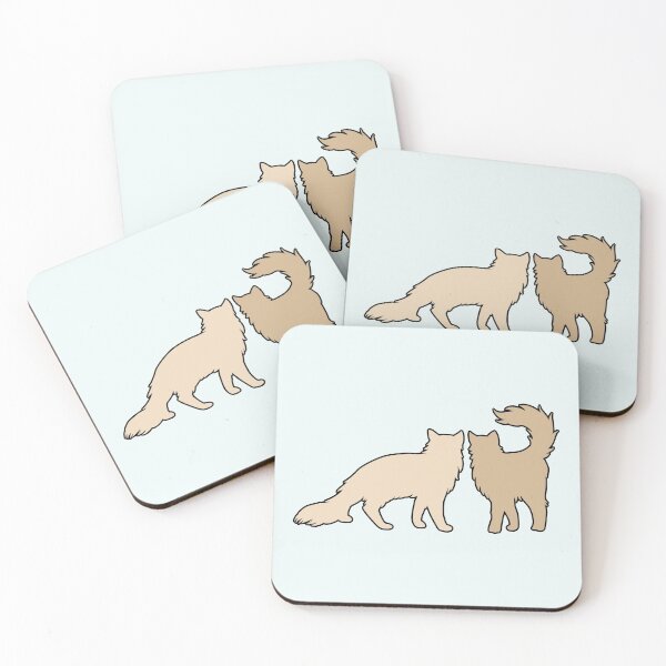 Item preview, Eve & Jacob Feeling Spicy (Two Beige Cats) designed and sold by andmarstan.