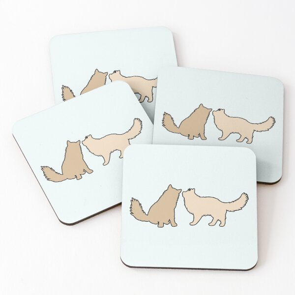 Item preview, Eve & Jacob Telling Secrets (Two Beige Cats) designed and sold by andmarstan.