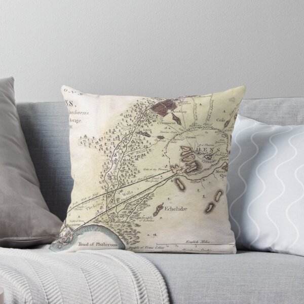 Item preview, Vintage Map of Athens (1784)  designed and sold by BravuraMedia.