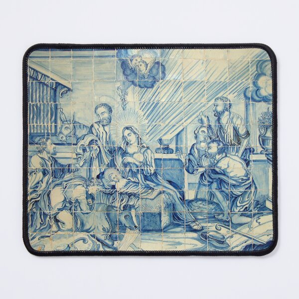 Item preview, Nativity Baby Jesus Christmas Portuguese Tiles, Salvador, Brazil designed and sold by worldways.