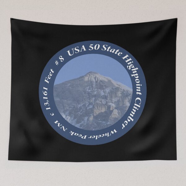 Item preview, Wheeler Peak NM 8 of 50 States Highpoint Climbers  designed and sold by janraydesigns.