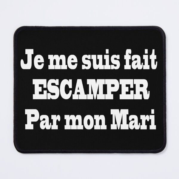 Item preview, Getting run away husband French expression designed and sold by Astralia.