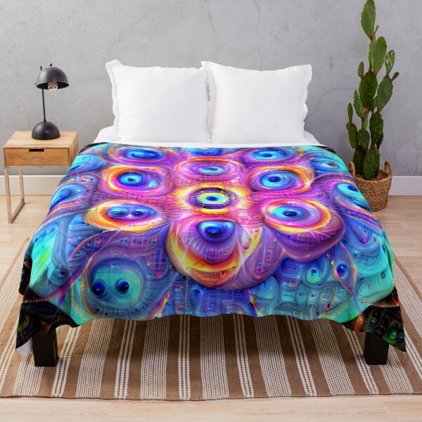 Item preview, trippy mystical blue pattern designed and sold by BelAnnGrey.