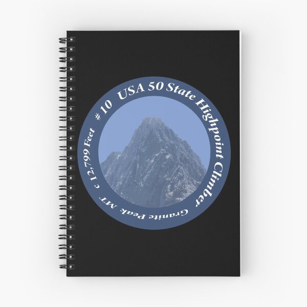 Item preview, Granite Peak MT 10 of 50 States Highpoint Climbers  designed and sold by janraydesigns.