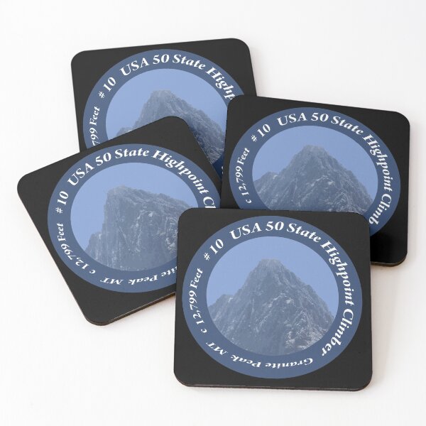 Item preview, Granite Peak MT 10 of 50 States Highpoint Climbers  designed and sold by janraydesigns.