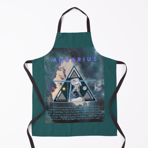 Item preview, Aquarius Air Element Zodiac Poster designed and sold by Starboy Design.