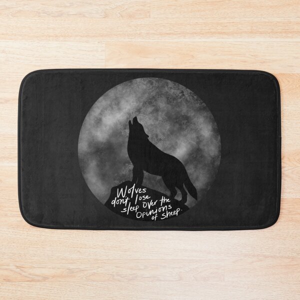 Item preview, Wolves don’t lose sleep over the opinions of sheep howl moon designed and sold by Cedarrue.