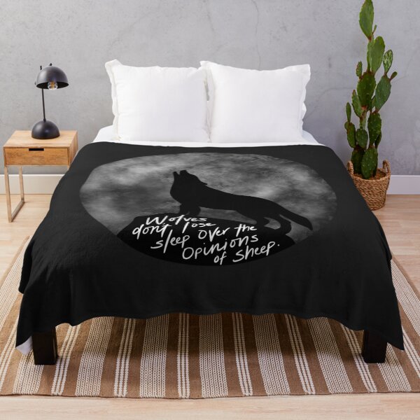 Item preview, Wolves don’t lose sleep over the opinions of sheep howl moon designed and sold by Cedarrue.