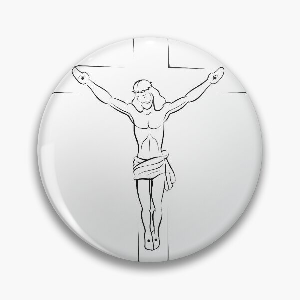 Item preview, Black Crucifix Drawing  designed and sold by MEBH.