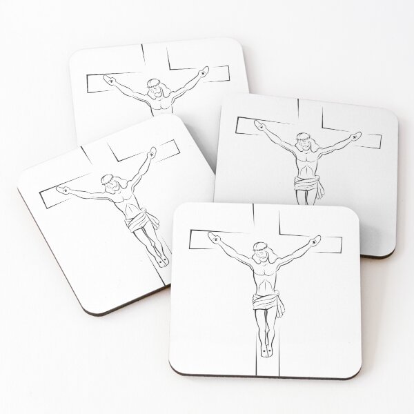 Item preview, Black Crucifix Drawing  designed and sold by MEBH.