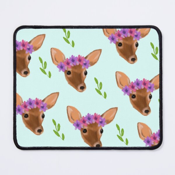 Item preview, Floral Deer Mask Print designed and sold by KaitLouise.