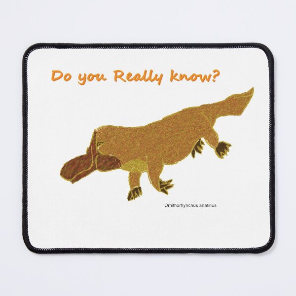 Item preview, Do you really know? Platypus designed and sold by NatureDesigned.