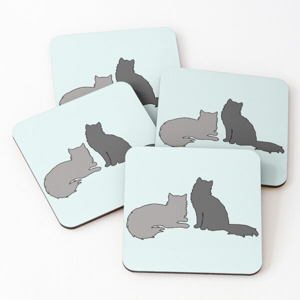 Item preview, Boomer & Lucy Looking At You (Two Grey Cats) designed and sold by andmarstan.