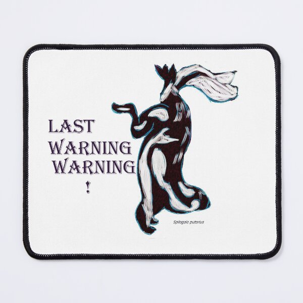 Item preview, Last warning spotted skunk designed and sold by NatureDesigned.