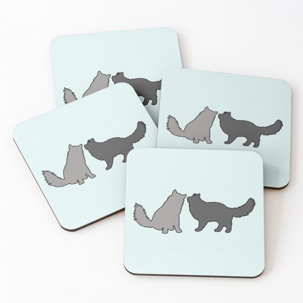 Item preview, Boomer & Lucy Telling Secrets (Two Grey Cats) designed and sold by andmarstan.