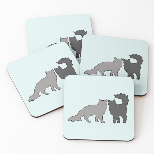 Item preview, Boomer & Lucy Feeling Spicy (Two Grey Cats) designed and sold by andmarstan.