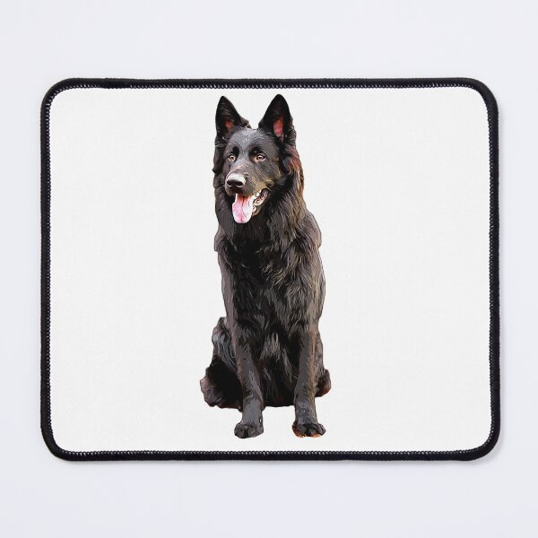 Item preview, German Shepherd Black Dog designed and sold by ElegantCat.