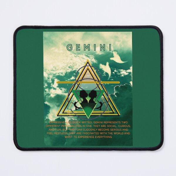 Item preview, Gemini Air Element Zodiac Poster designed and sold by Starboy Design.