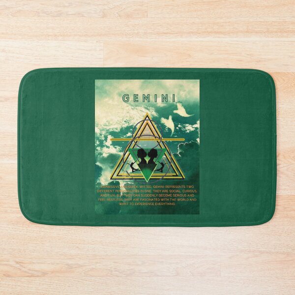 Item preview, Gemini Air Element Zodiac Poster designed and sold by Starboy Design.