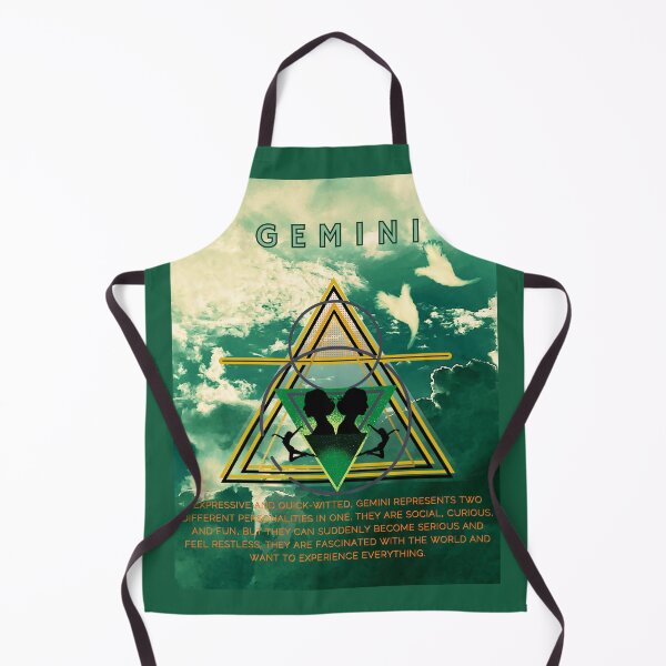 Item preview, Gemini Air Element Zodiac Poster designed and sold by Starboy Design.