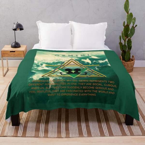 Item preview, Gemini Air Element Zodiac Poster designed and sold by Starboy Design.
