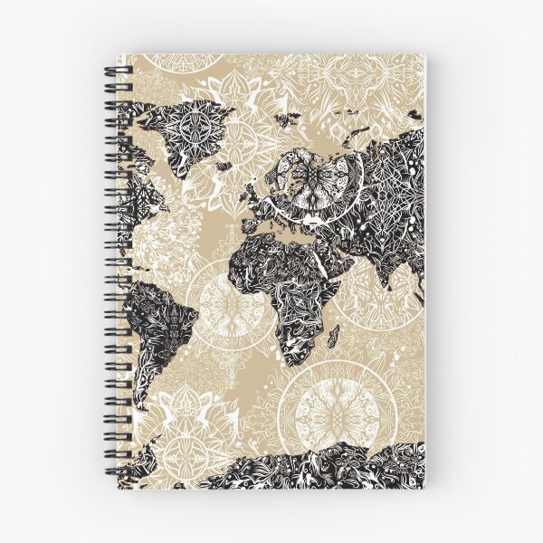 Item preview, world map mandala 3 designed and sold by BekimART.