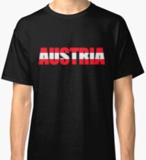 Austria Osterreich Flag Classic T-Shirt