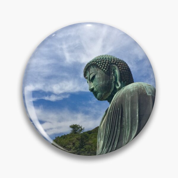 Item preview, Blue sky and the peaceful gaze of The Great Buddha of Kamakura  designed and sold by TokyoDesigns.