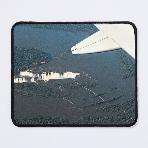 Item preview, Iguazu Iguassu River Waterfall Landscape from Plane Brazil Argentina designed and sold by worldways.