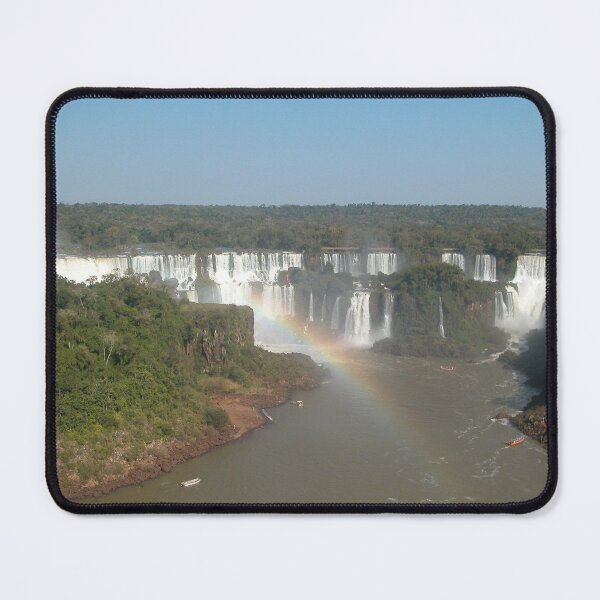 Item preview, Iguazu Iguassu Waterfall Landscape Panorama Scenery Rainbow designed and sold by worldways.