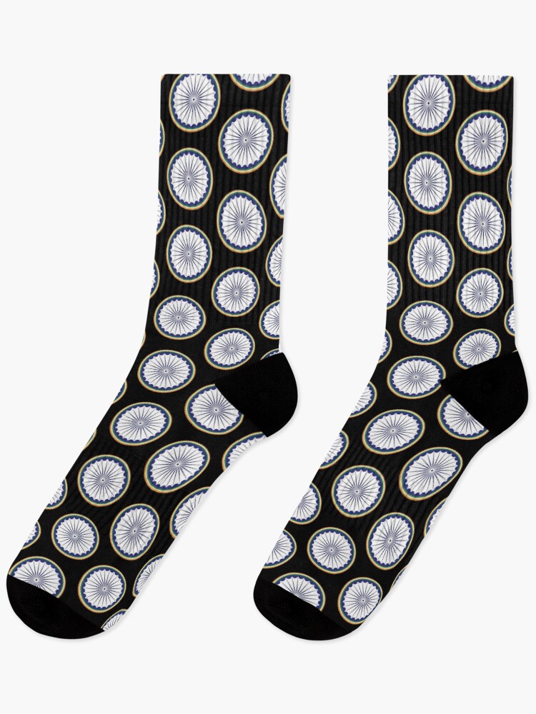 Thumbnail 1 of 5, Socks, Vibes from India designed and sold by PatternsUp.