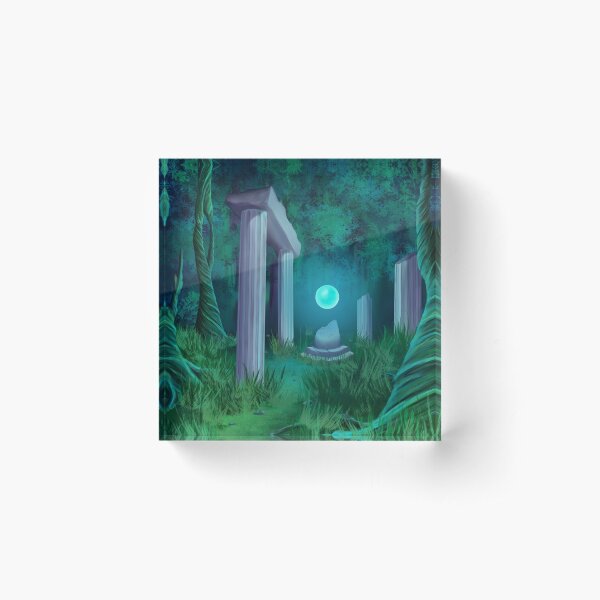 Ancient Orb Acrylic Block