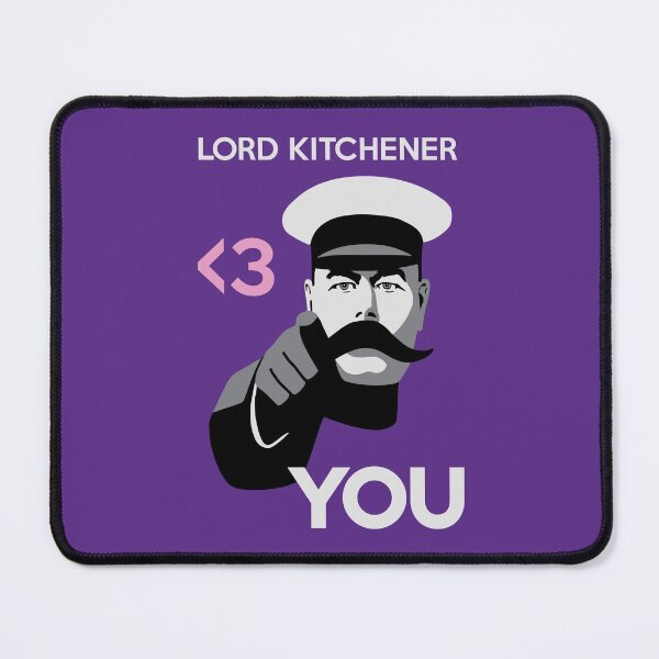 Item preview, Lord Kitchener Hearts You designed and sold by Steve Lovelace.