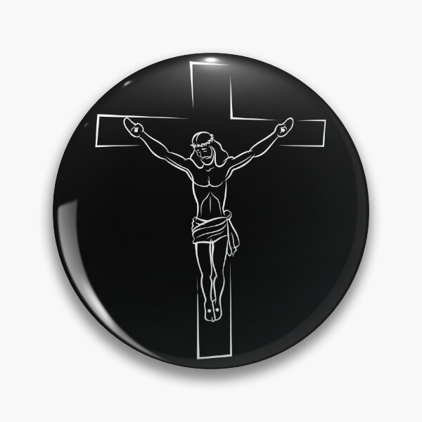 Item preview, White Crucifix Drawing (White) designed and sold by MEBH.