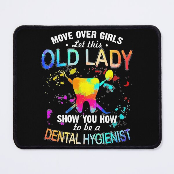Item preview, Old Lady Dental Hygienist designed and sold by Knippel Heidi.