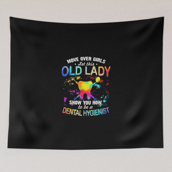 Item preview, Old Lady Dental Hygienist designed and sold by Knippel Heidi.