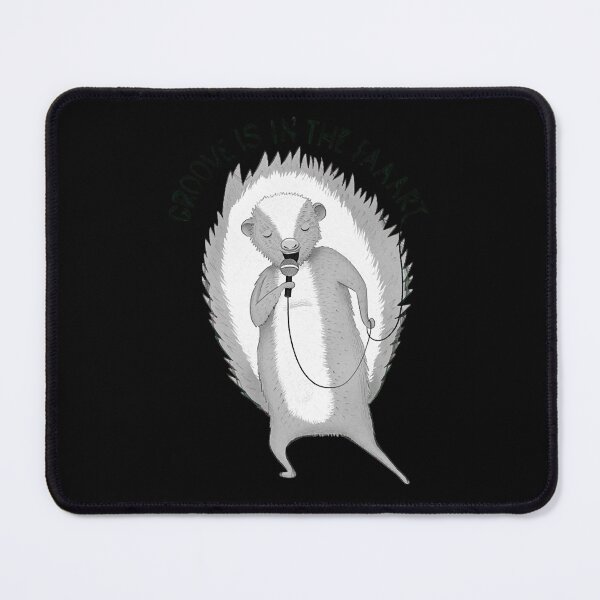 Item preview, Skunk cantando Deee-Lite Animal Karaoke Illustration Blue designed and sold by Lynnette36.
