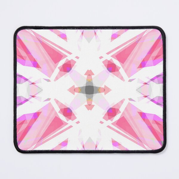 Item preview, Colorful Summer Pink White Geometric Cross Pattern Mosaic designed and sold by PatternPerfect.